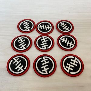 Double H Boots Embroidered Patch Sew-On Sticker NEW Lot of 9 Mens Womens Rodeo